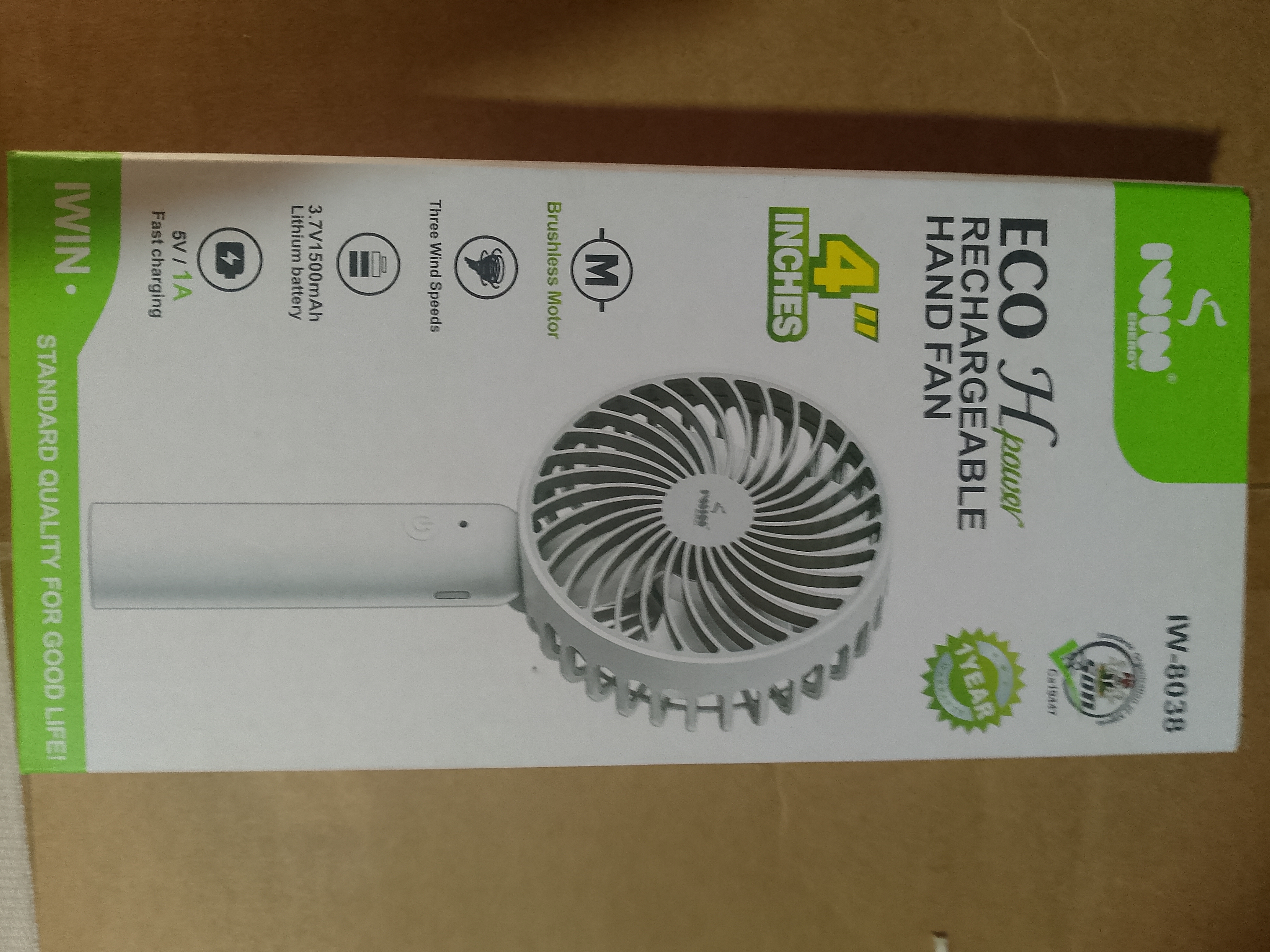 IWIN ECOH HAND FAN