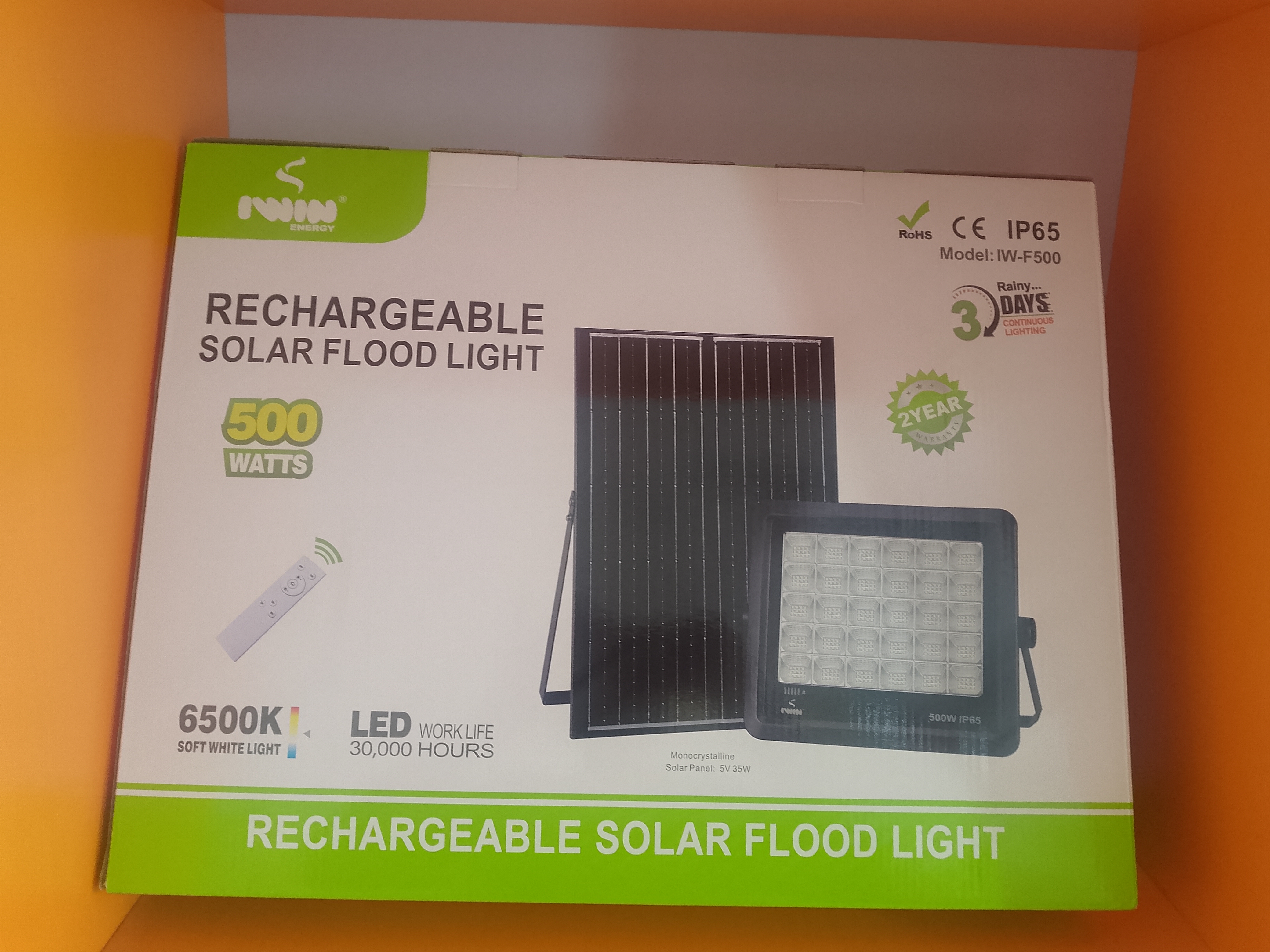 500w iwin floodlight